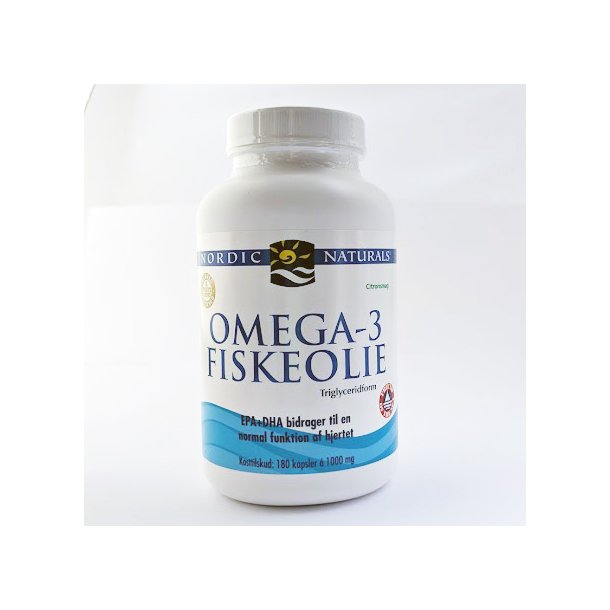 Omega-3 fiskeolie med citronsmag