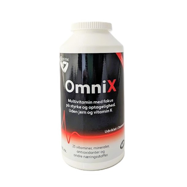 OmniX Multivitamin uden jern og vitamin K.