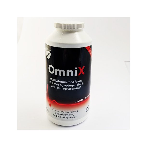 OmniX Multivitamin uden jern og vitamin K.
