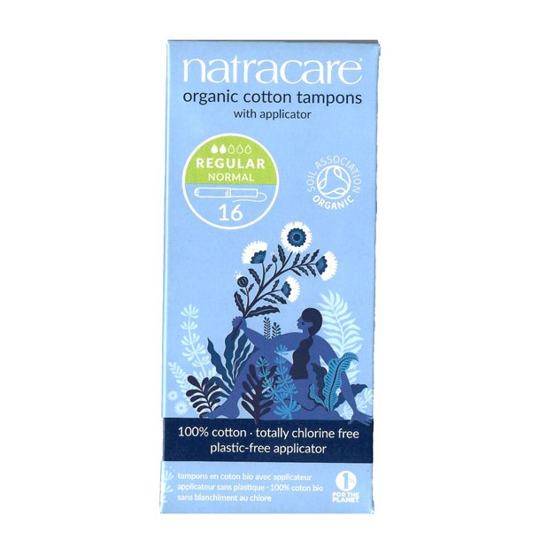 Natracare Tampon regular** m. hylster kologisk