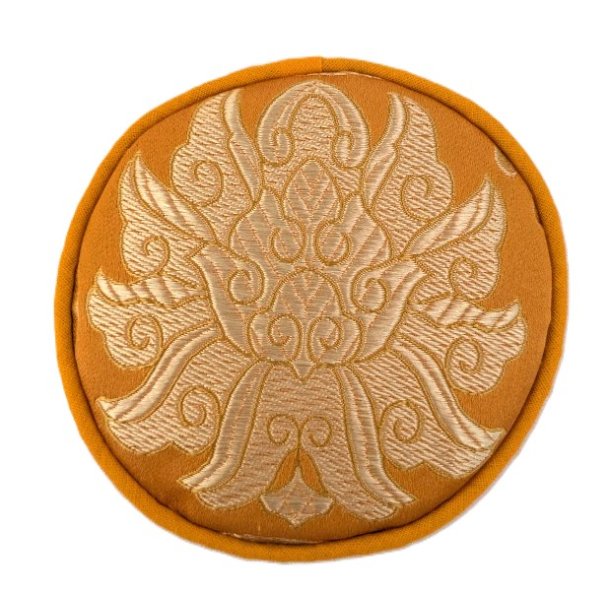 Pad rrunde for: singing bowl orange
