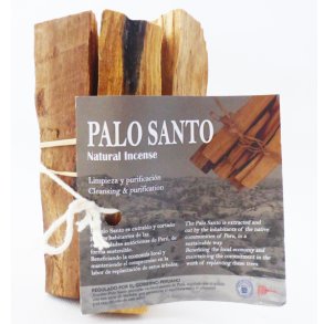 Palo Santo tr stykker naturlig rgelse ca 9-10 cm fra Peru