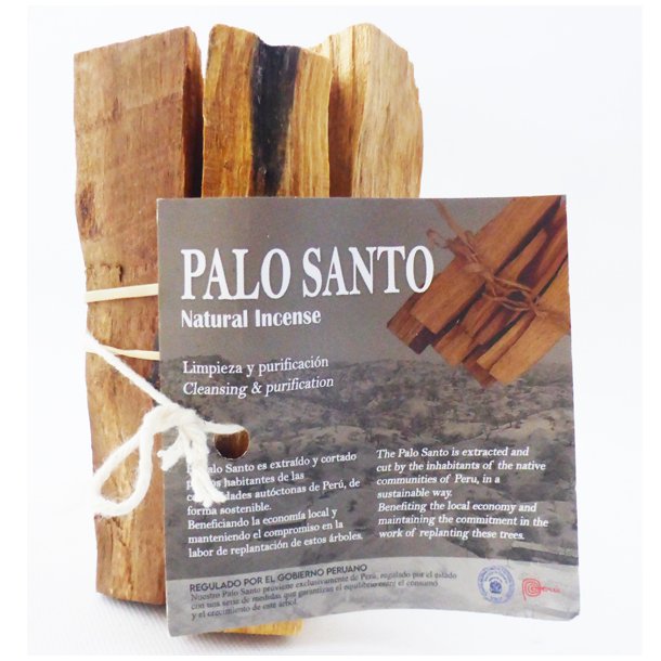 Palo Santo tr stykker naturlig rgelse ca 9-10 cm fra Peru