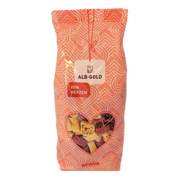 Pasta i Hjerteform kologiske - Alb Gold