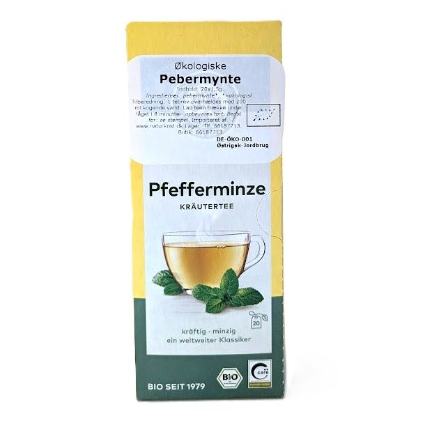 Pebermynte te i breve kologisk - Lebensbaum