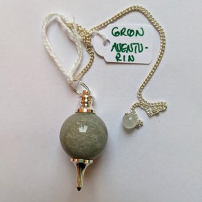 Kugle penduler - grn aventurin