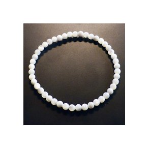 Armbnd i 4 mm poleret perlemor