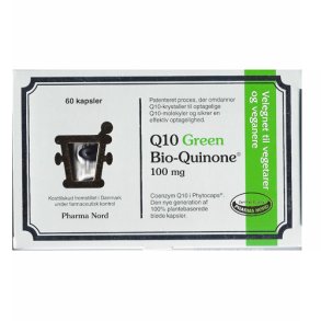 Q10 Green Bio-Quinone 100 mg.  Vegan