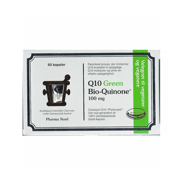 Q10 Green Bio-Quinone 100 mg.  Vegan