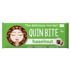 Quin Bite Hasselnd bar   Vegan