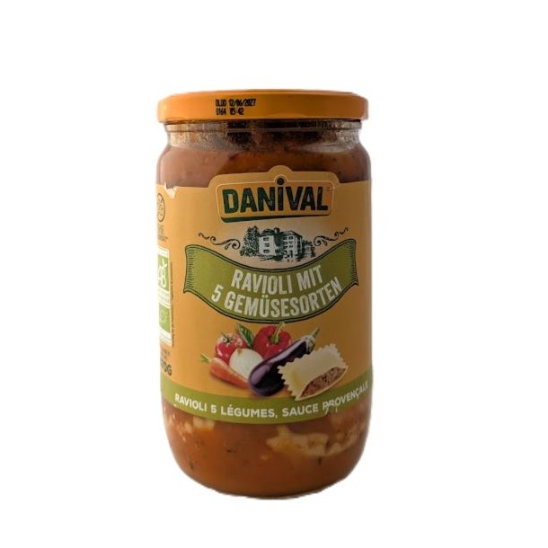 Ravioli med gr�ntsager �kologiske Danival