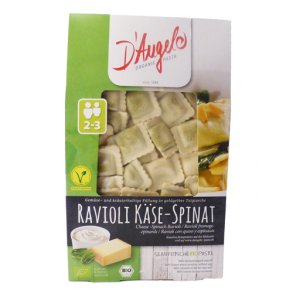 Ravioli m.ost & spinat kologisk