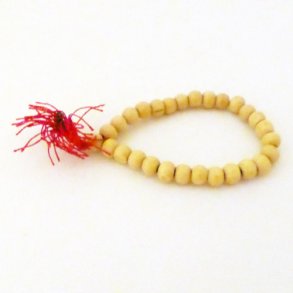 Wrist Mala: Light Wood