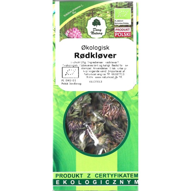 Rdklverblomst kologisk 25 g - Dary Natury