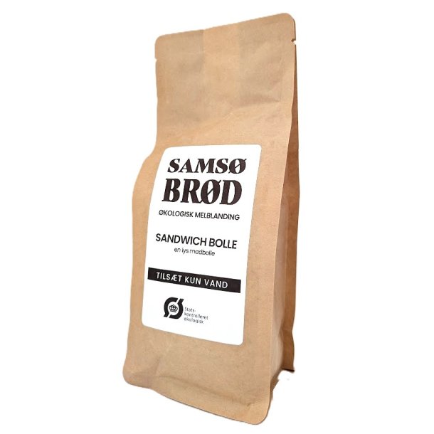 Sandwichbolle, �kologisk glutenfri melblanding - Sams� Br�d