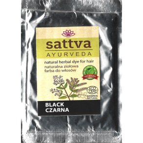 Henna sort farvepr�ve 10 g - Sattva