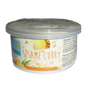 Sandwich postej med sesam og karry kologisk Pural