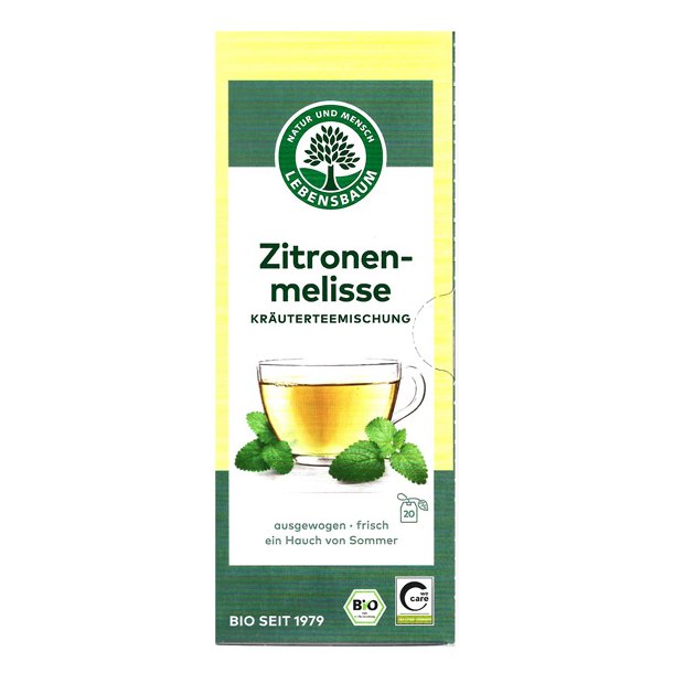 Citronmelisse te i breve kologisk - Lebensbaum