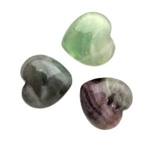 Hjerte Fluorite 2x2 cm
