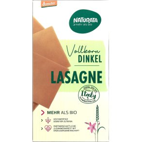Lasagne af speltmel demeter - Naturata