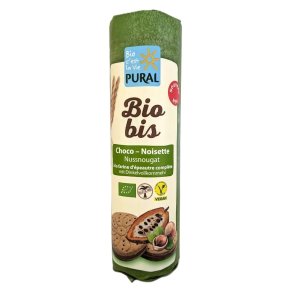 Biobis Dinkel Doppelkiks med n�ddenougat fyld �kologisk