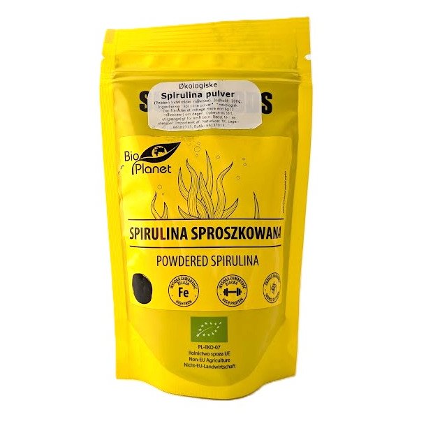 Spirulina pulver kologisk- Bio Planet