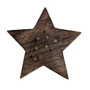 Engraved and Brass Zodiac Sign Incense Burners - Star