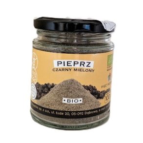 Sort peber i pulver �kologisk glutenfri - Piec Przemian