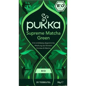 Supreme Green Matcha te Pukka 
