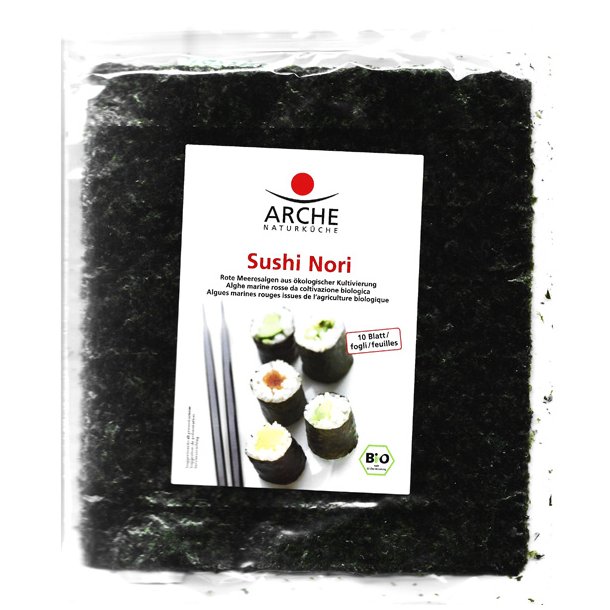 Nori tang plader til Sushi kologisk 25 G - Arche