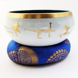 Lrg Yoga Moves Syngeskl St - Hvid/Bl 14cm