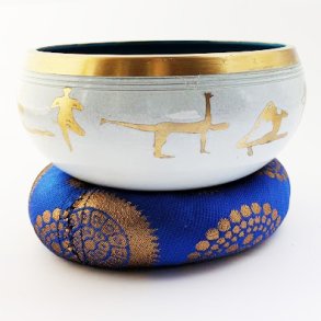 Lrg Yoga Moves Syngeskl St - Hvid/Bl 14cm