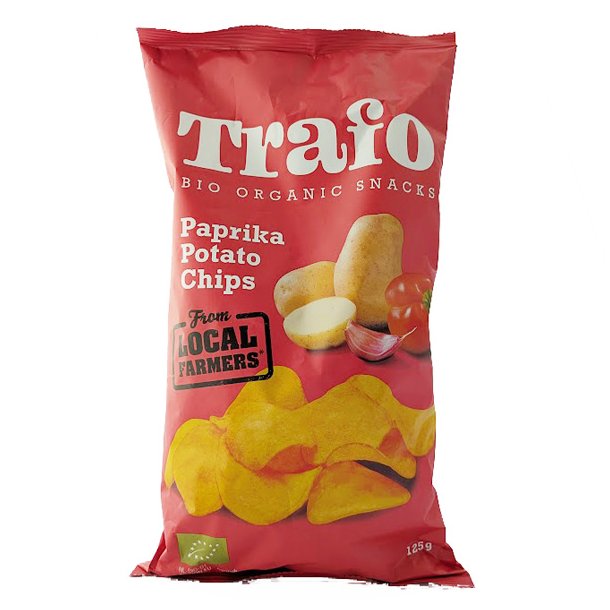 Kartoffel Chips med Paprika kologisk 125 g