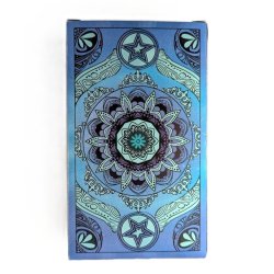 Bl folie tarotst - Mandala - med hfte
