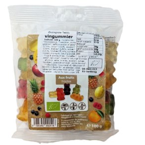 Frugt vingummibamser Teddy kologiske - Pural
