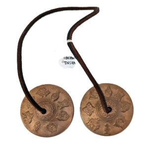 Tibetansk Tingsha - 8 Symboler p� velstand - ca. 6 cm
