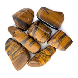 Tigerje med hmatit Poleret 4-6 cm