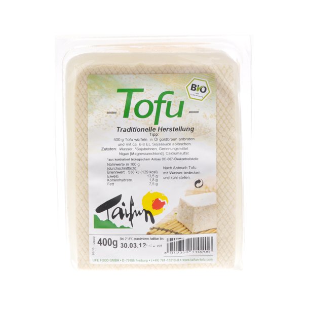 Tofu naturel (Kl) kologisk Vegansk