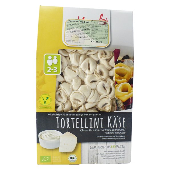 Tortellini med ost kologiske