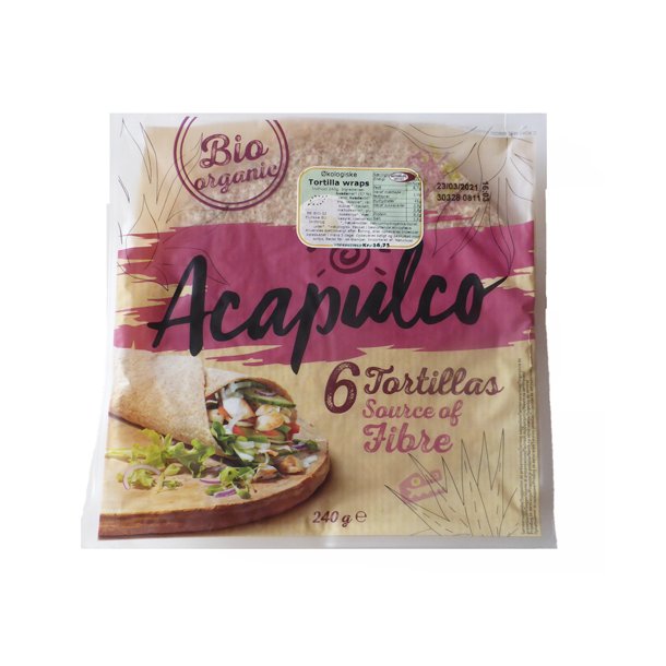 Tortilla wraps 6 stk. kologiske