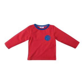 Trje,rd med bl detaljer,86cm