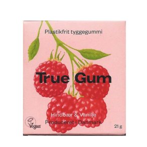Tyggegummi Hindbr & Vanilje True Gum