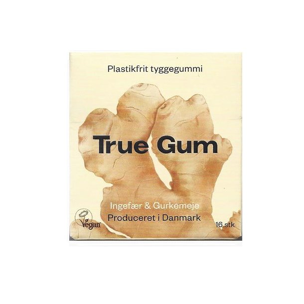 Tyggegummi Ingefr & Gurkemeje True Gum