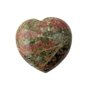 Hjerte Unakit 30x30 mm