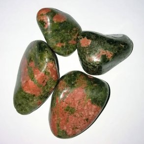 Unakit poleret 1 stk fra Sydafrika