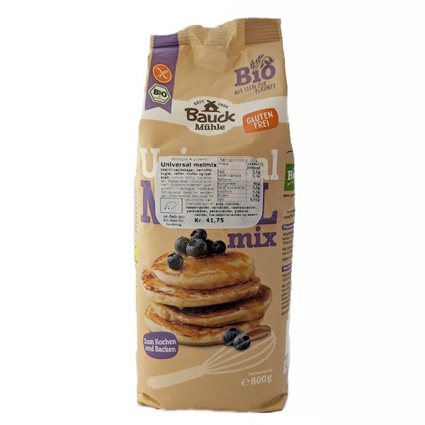 Melmix universal økologisk glutenfri - Bauckhof - Bageblandinger ...