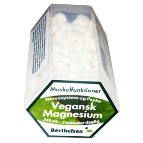 Magnesium vegansk Berthelsen