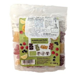 Tutti frutti vingummibamser uden gelatine kologiske Pural
