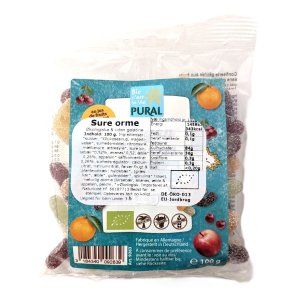 Sure orme - vingummi uden galatine kologiske - Pural
