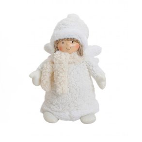 Engel i Vinter plys/stof